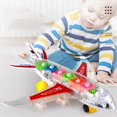 thumbnail image 2 of 360 Degree Rotate Electric Airplane Simulation Toys With Light Music Mechanical Toy Airplane with Sound Light for Kids, 2 of 4