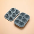 thumbnail image 6 of Grey Wreath Ice Mold, Christmas Holiday Ice Cube Mold for Jello, Pudding, Cake, DIY Mint & Berries Ice Cubes, Festive Drinks, 6 of 9