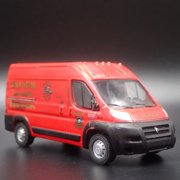 Open Box 2018 RAM PROMASTER SPRINTER VAN ANAHEIM, CA FIRE DAMAGED 1:64 DIECAST MODEL CAR