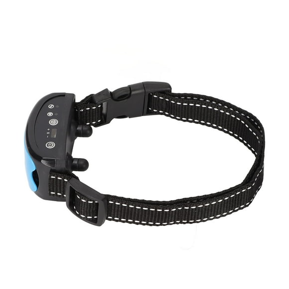 Collier de chien, collier d'écorce de chien réglable étanche à l'entraînement humanisé pour les chiens de toutes tailles