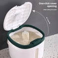 thumbnail image 4 of Injueey Dispensador de almacenamiento ABS, organizador de despensa impermeable para el hogar, gran capacidad para más lata de almacenamiento Almacenamiento y organización del hogar gris, 4 of 6