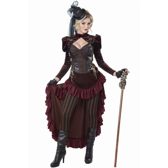 Womens Victorian Steampunk Lady Adult Costume