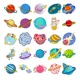 thumbnail image 5 of Stickers Tazo Dorado 50 Calcomanias Decoracion Pvc Vs Agua, 5 of 6