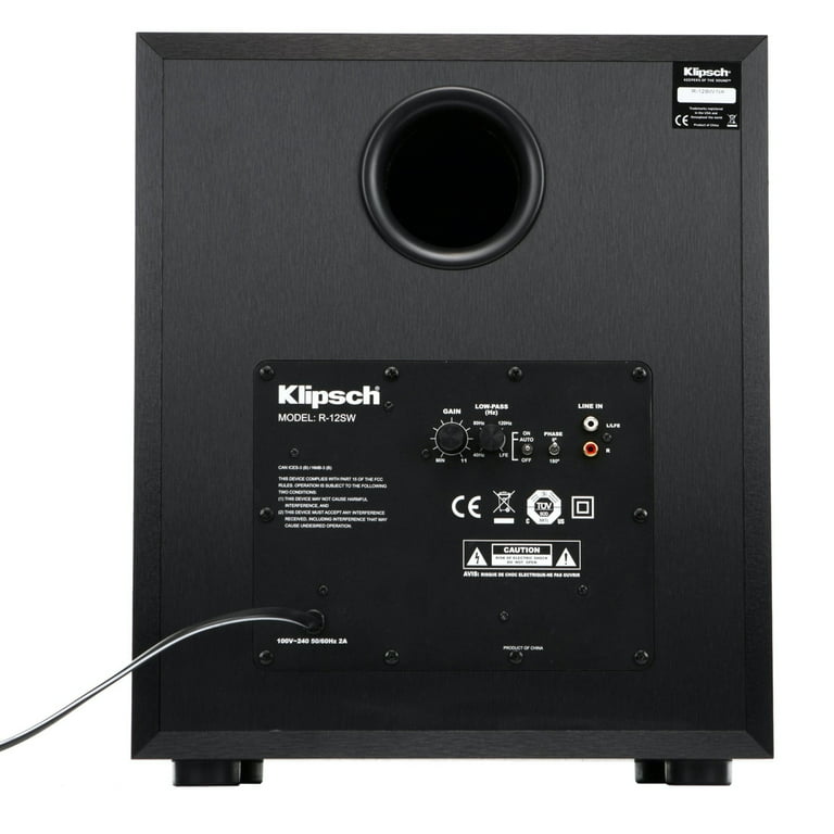 Klipsch R-12SW Powerful Audio Stereo 12