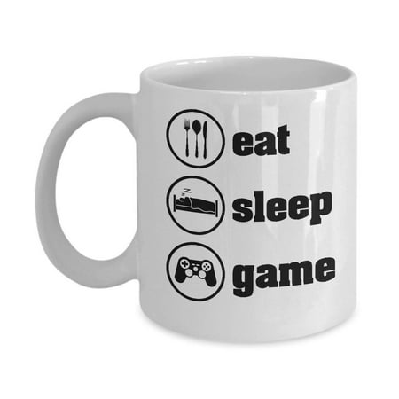 Eat Sleep Game Cool Xtreme PC Console Gamer Coffee & Tea Gift (Best Way To Eat Your Cum)