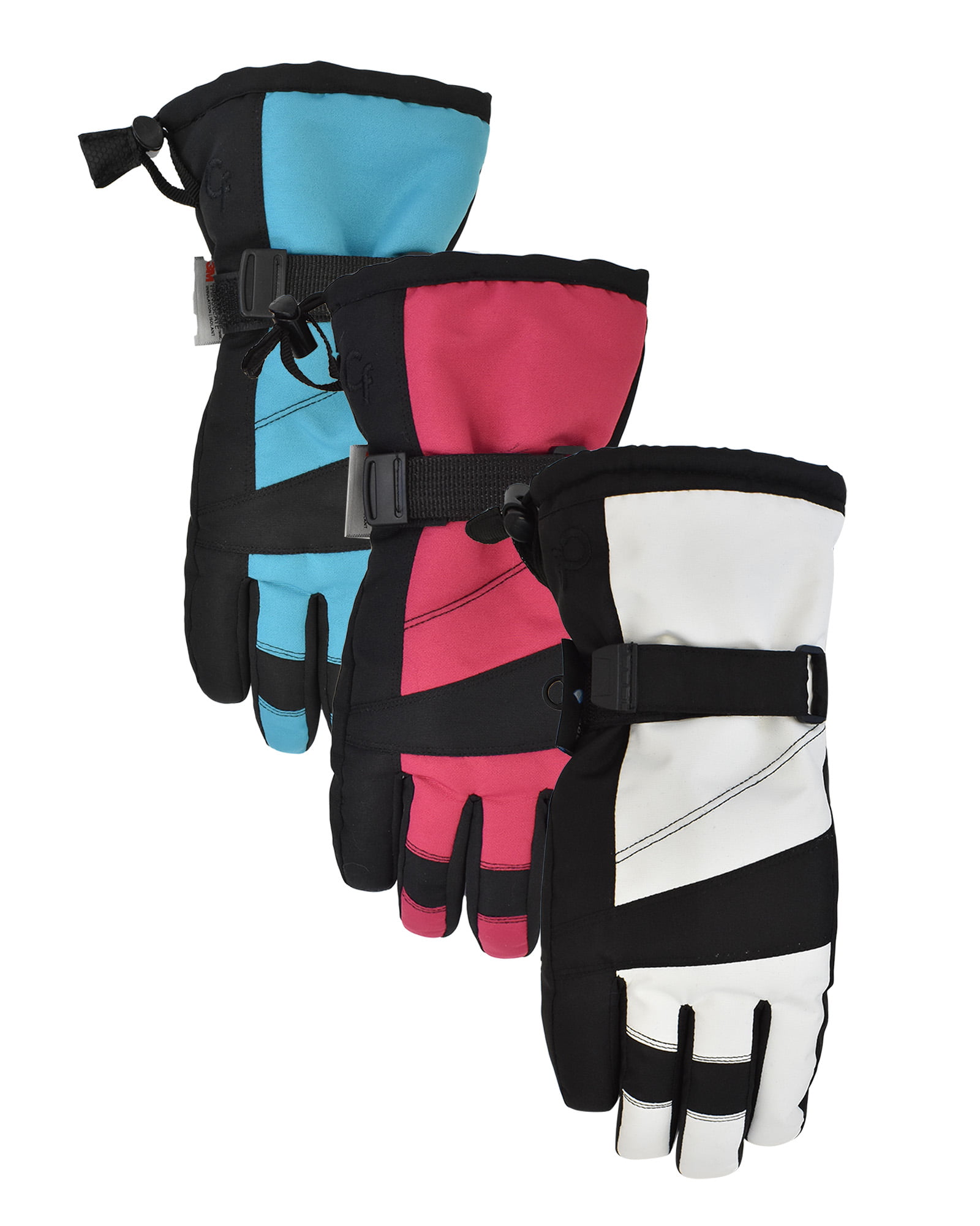 NEW Boys S 4/7 Tek Gear Microfleece Waterproof Rubberized Grip Camo Gloves 