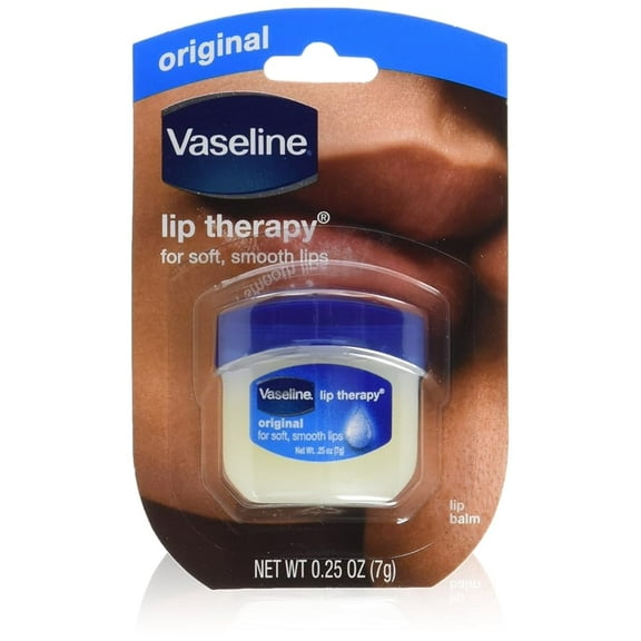 Vaseline Lip Therapy Original 0.25 Ounce Jar, 0.25 Ounce (Pack of 8)