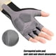 thumbnail image 5 of Guantes De Ciclismo, Guantes De Bicicleta De Medio Dedo, Guantes De Ciclismo Antideslizantes Que Absorben Los Golpes, Guantes De Bicicleta Transpirables 1 Par Vogacara OD016201-01, 5 of 6