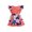 Pink, variant on Toddler Girls Fly Sleeve Casual Vest Tops And Floral Prints Shorts 2Pcs Outfits Kids Girl Summer Beach Clothes