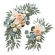 thumbnail image 1 of 2x Arco de boda con flores, letrero de bienvenida, decoración, arreglo floral, guirnalda de fondo, guirnalda de flores artificiales para aniversario Azul champán, 1 of 8