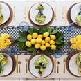 thumbnail image 4 of 4Pcs Lemon Napkin Rings, Fruit Napkin Holder Rings Dinner Table Decorations for Spring Fall Party, Wedding Banquet, Holiday, 4 of 5