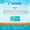 thumbnail image 3 of Hurricane HF4995-01 2 Pack Advanced Filter Cartridge for Unicel C-4995 & PCAL100, 3 of 7