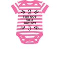 thumbnail image 1 of Tstars Boys Unisex Gifts for Dad Father's Day Shirts You Got This Daddy Funny Humor New Dad Gift Cute Best Gift for Dad Cool Baby Bodysuit, 1 of 6