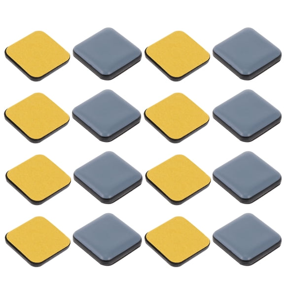 PENIKOKO 16pcs Furniture Pad Grey Plastic Moisture-proof Floor Protectors