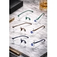 thumbnail image 6 of 3 Pack Clear Rimless Readers for Men Women Square Metal Frame Glasses Home Office Computer, 6 of 9
