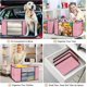 thumbnail image 4 of 90L Large Storage Bags, 2 Pack Clothes Storage Bins Foldable Closet Organizer Storage Containers Storage and Organization (Pink), 4 of 4