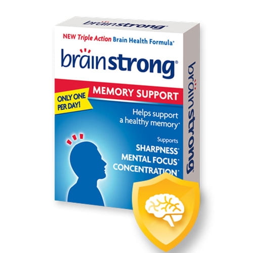 Brainstrong Suplemento Brainstrong Memory Support 30 cápsulas (paquete de 4 ...