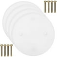 thumbnail image 3 of EASTIN4pcs Ceiling Blank-Up Cover Plate Round Outlet Cover Plastic Electrical Cover Ceiling Holes Blank Cover Wall Plate Electrical Covers, 3 of 10