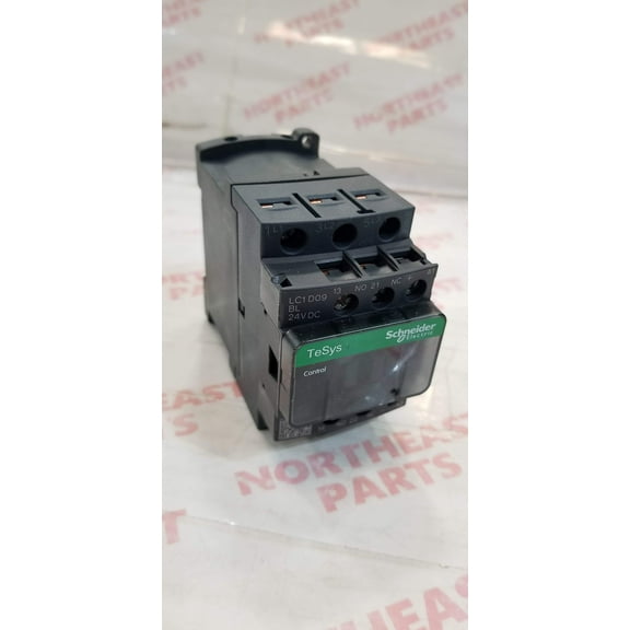 IEC Magnetic Contactor, 1NC/1NO, 24V DC, 3 P, Non-Reversing, Screw Clamp