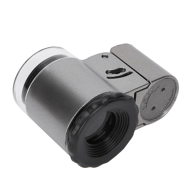 Lupa De Bolsillo, Práctico Mini Microscopio De Evaluación De Joyas Mini Lupa De Microscopio Mini Microscopio Resistente Para Niños Estudiantes Y Uso Profesional
