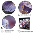thumbnail image 3 of Designart "Harmonious Organics" Violets Floater Framed Canvas Art Print, 3 of 5