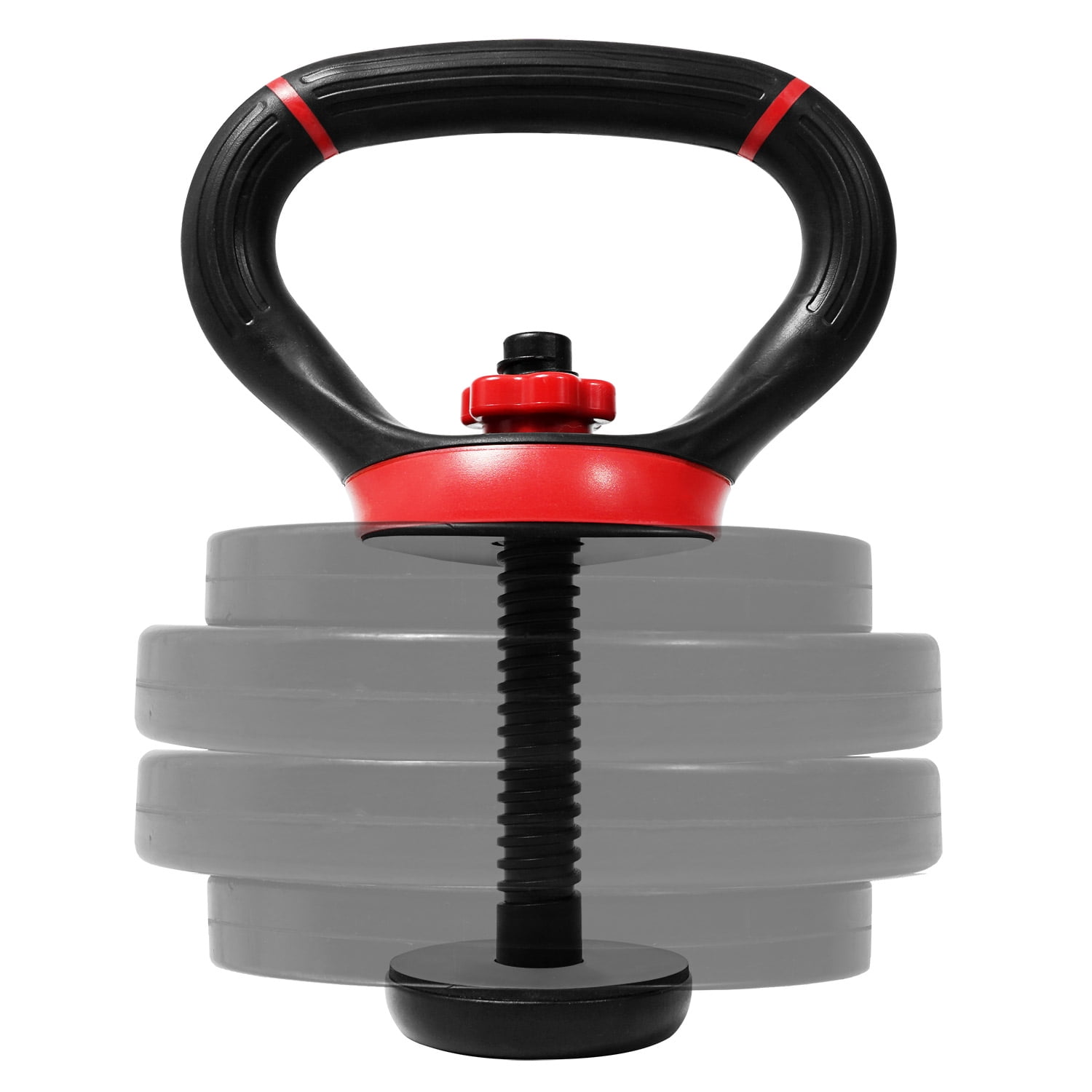 Adjustable Kettlebell Handle For Use With Weight Plates Home Gym Workout