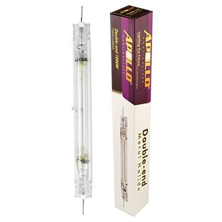 Watt Metal Halide High Bay Apollo Horticulture Double Ended 1000 Watt Metal Halide High Pressure Sodium MH / HPS 1000W Grow Light Bulb Lamp Ð Choose Your Bulb ()
