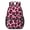 Pink and Black, variant on Black and Blue Leopard Print 17" School Backpacks for Teens,Waterproof Oxford Fabric,S-Shape Padded Straps for School,Travel,Hiking,Camping