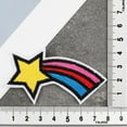 thumbnail image 3 of 30Pcs Rainbow Embroidery Patch Colorful Star Iron on Embroidered Patches Cute Mini Cartoon Stars Sew on Repair Badge Appliques Bulk for Sewing Making Crafts Clothes Dresses Jeans Shirts Bags Colorful, 3 of 7