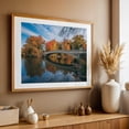 thumbnail image 5 of Bow Bridge Autumn 03 - Manhattan New York Photography Bridge Autumn Scenic Nature Landscape Waterfall Architecture Unframed Wall Art Print 4 x 6 inches, 5 of 7
