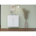 thumbnail image 6 of EPOWP EP23118-1106-1707A-Sideboard with Two Doors and Two Suction Plastic Accent Cabinets, White, 6 of 7
