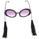 thumbnail image 1 of Gafas de sol redondas vintage con borlas únicas para cosplay y fotos, 1 of 8