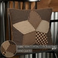 thumbnail image 3 of VHC Brands, Farmhouse Star, Cotton, 16x16, Quilted, Pillow, Black, 3 of 8