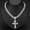 Silver-28inch, variant on Hip Hop Punk Luxury Rhinestone Crown Cross Pendant Necklace for Women Men 15mm Iced Out Cuban Link Cuban Chain Necklace Charm Jewelry Accessories Fashion Gift