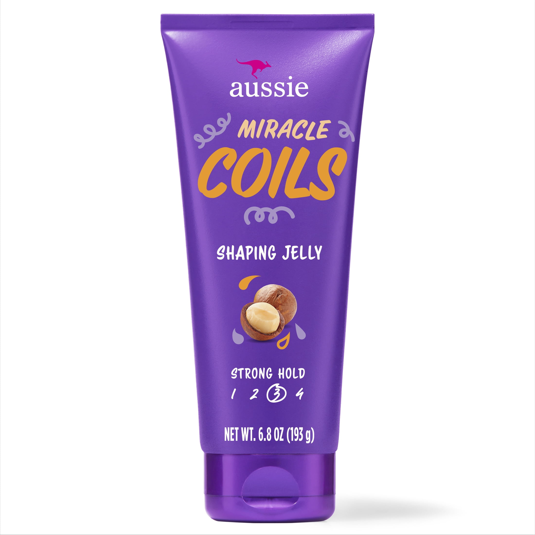 Aussie Miracle Curls Frizz Taming Curl Cream, for Curly Hair 6.8