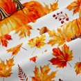 thumbnail image 4 of Erosebridal Autumn Pumpkin Shower Curtain 72Wx84L,Fall Harvest Bathroom Shower Curtain,Orange, 4 of 6