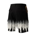 thumbnail image 5 of Men's Patriotic Cargo Shorts With In God We Trust And Cross Print Featuring Statue Of Liberty Graphic And American Flag Pattern Complexion L, 5 of 5