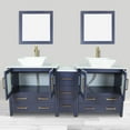 thumbnail image 5 of Vanity Art 72" Double Sink Bathroom Vanity Set with Engineered Marble Top and Free Mirrors, 5 of 11