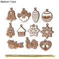 thumbnail image 1 of Gingerbread Man Ornaments Xmas Tree Hanging Pendant 2023 Merry Christmas Decorations for Home 2024 New Year Gift Navidad Noel, 1 of 4