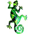 thumbnail image 3 of Kafsov Metal Garden Art Decoration, Outdoor House Lizard Statue, Rust-Proof, Weather-Resistant, Perfect Gift for Garden Lovers, 13x22cm D, 3 of 6