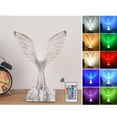 thumbnail image 2 of Creative led and table Lamp , 24 Colors Ambient Light, USB Charging ,with Remote Night Light for Home Lightings Nightstand Birthday Decoration Marble color, 2 of 9