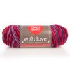 Red Heart With Love Soft 100% Acrylic Yarn Skein Plum Jam Yarn For Knitting Crocheting Medium #4
