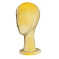thumbnail image 2 of EHJRE Female Head Mannquin Hat Display Mannequin Head Professional Display Styling Velvet Head Dress Form for Halloween Hat Headset yellow, 2 of 8