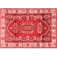 thumbnail image 1 of Ahgly Company Indoor Rectangle Geometric Red Traditional Area Rugs, 6' x 9', 1 of 4