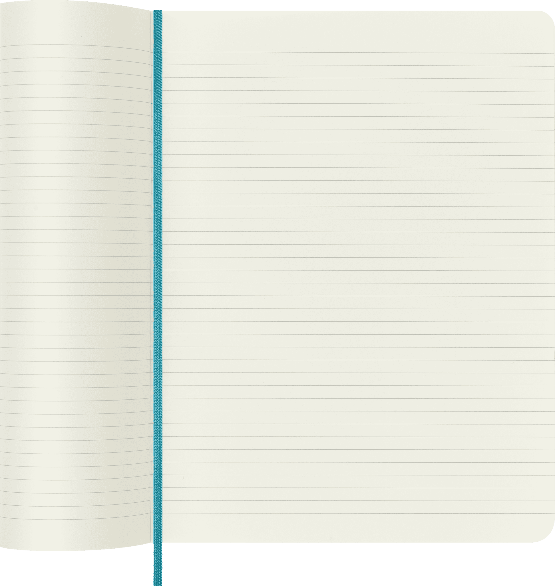 Moleskine Classic Notebook, Soft Cover, XL (7.5" x 9.75"), Ruled, Blue Reef