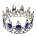 thumbnail image 4 of Preciosa tiara de cristal, corona de boda, accesorios nupcial, tiaras de de imitación Azul Yuyangstore coronas de tiaras mujeres, 4 of 8