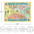 thumbnail image 3 of The Wizard of Oz Map 500 Piece Jigsaw Puzzle, 3 of 4