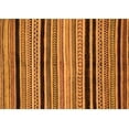 thumbnail image 1 of Ahgly Company Indoor Rectangle Abstract Orange Modern Area Rugs, 7' x 10', 1 of 4