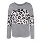 thumbnail image 4 of Camisas Para Mujer Casual Erógeno Gradiente Estampado Regular Cuello Redondo Mujer Manga Larga Top Odeerbi ODB128490, 4 of 5