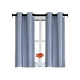 thumbnail image 2 of SAMIMPORT-2011 Privacy Charcoal Grommet Blackout Kitchen Curtain, 30 x 36 in (2 Panels), 2 of 3